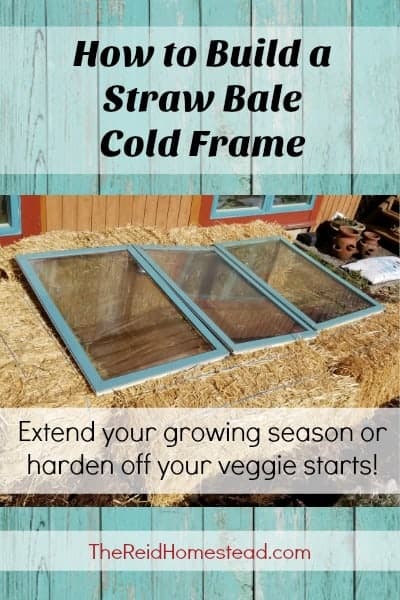 How to Make and Use a Straw Bale Cold Frame