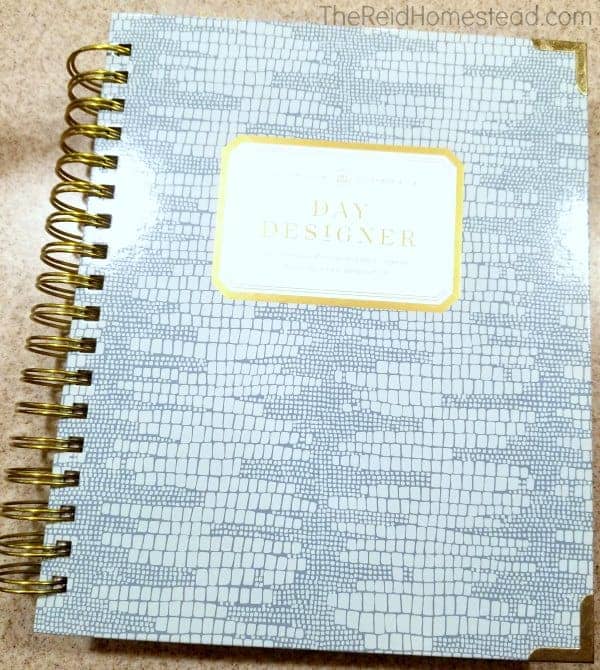 close up photo of my Day Designer Planner