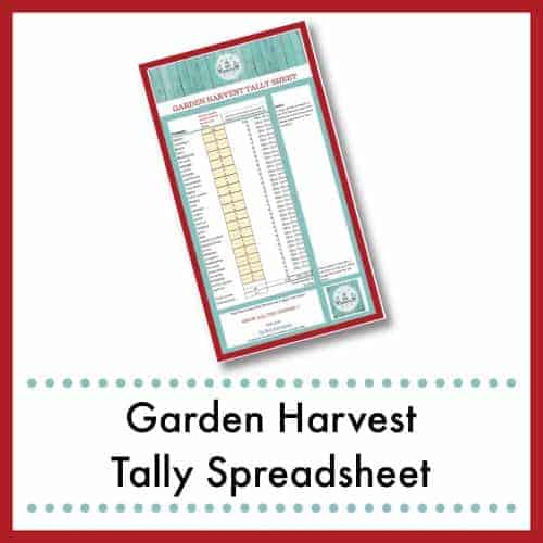 Tracking Your Homestead Garden Harvest Tally